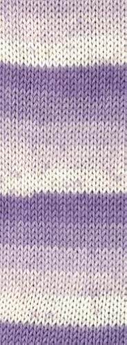 LANA GROSSA Soft Cotton Degrade | Weiches Baumwollgarn mit modernem Mikrofaseranteil | Handstrickgarn aus 70% Baumwolle & 30% Polyacryl | 50g Wolle zum Stricken & Häkeln | 140m Garn von Lana Grossa