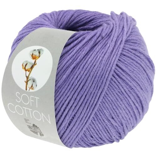 LANA GROSSA Soft Cotton | Weiches Baumwollgarn mit modernem Mikrofaseranteil | Handstrickgarn aus 70% Baumwolle & 30% Polyacryl | 50g Wolle zum Stricken & Häkeln | 140m Garn FB45 LANA GROSSA Soft Cotton | Weiches Baumwollgarn mit modernem Mikrofaseranteil | Handstrickgarn aus 70% Baumwolle & 30% Polyacryl | 50g Wolle zum Stricken & Häkeln | 140m Garn FB45 von Lana Grossa