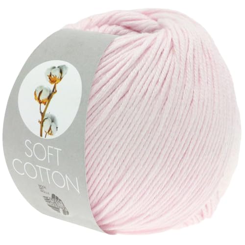 LANA GROSSA Soft Cotton | Weiches Baumwollgarn mit modernem Mikrofaseranteil | Handstrickgarn aus 70% Baumwolle & 30% Polyacryl | 50g Wolle zum Stricken & Häkeln | 140m Garn LANA GROSSA Soft Cotton | Weiches Baumwollgarn mit modernem Mikrofaseranteil | Handstrickgarn aus 70% Baumwolle & 30% Polyacryl | 50g Wolle zum Stricken & Häkeln | 140m Garn von Lana Grossa