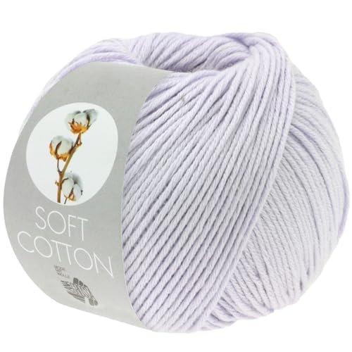 LANA GROSSA Soft Cotton | Weiches Baumwollgarn mit modernem Mikrofaseranteil | Handstrickgarn aus 70% Baumwolle & 30% Polyacryl | 50g Wolle zum Stricken & Häkeln | 140m Garn LANA GROSSA Soft Cotton | Weiches Baumwollgarn mit modernem Mikrofaseranteil | Handstrickgarn aus 70% Baumwolle & 30% Polyacryl | 50g Wolle zum Stricken & Häkeln | 140m Garn von Lana Grossa
