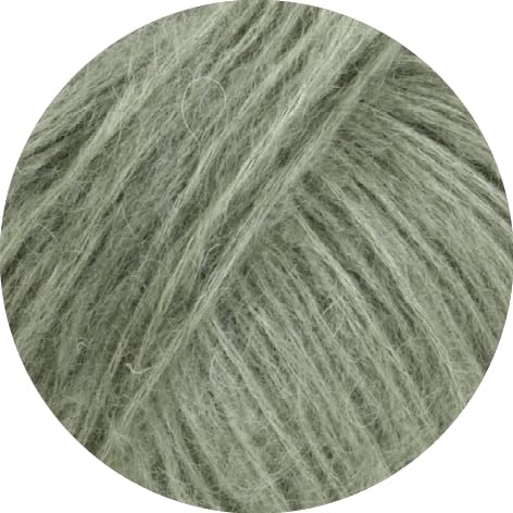 LANA GROSSA Superkid Seta | Zartes Schlauchgarn aus Superkid Mohair mit Seide | Handstrickgarn aus 65% Mohair (Superkid) & 35% Seide | 25g Wolle zum Stricken & Häkeln | 100m Garn von Lana Grossa