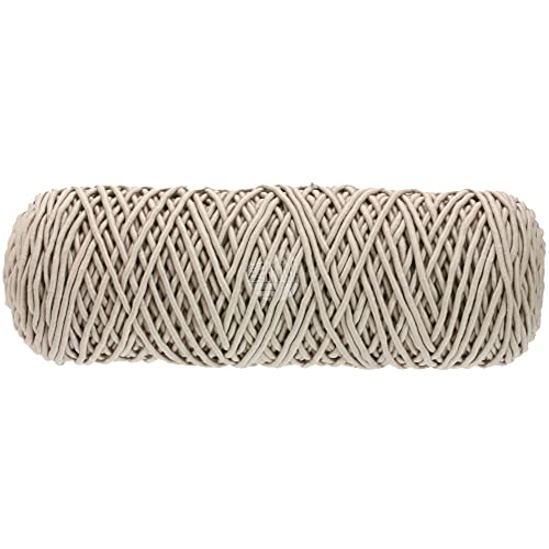 LANA GROSSA The Core | Stabiles, umwickeltes Baumwollgarn - ideal für Dekoartikel & Taschen | Handstrickgarn aus 50% Baumwolle & 50% Polyester | 100g Wolle zum Stricken & Häkeln | 85m Garn von Lana Grossa