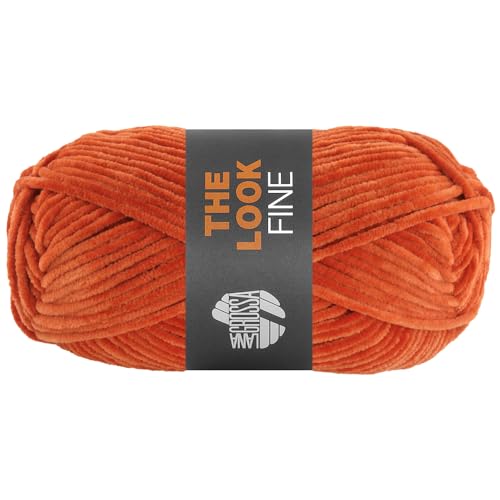 LANA GROSSA The Look Fine | Feines und samtig weiches Chenillegarn | Handstrickgarn aus 100% Polyester | 50g Wolle zum Stricken & Häkeln | 100m Garn LANA GROSSA The Look Fine | Feines und samtig weiches Chenillegarn | Handstrickgarn aus 100% Polyester | 50g Wolle zum Stricken & Häkeln | 100m Garn von Lana Grossa
