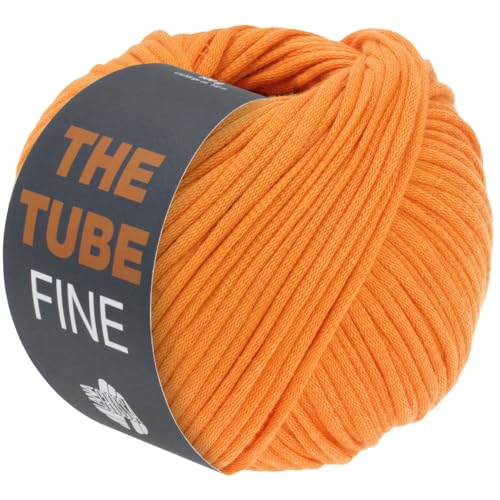 LANA GROSSA The Tube Fine | Dünnes, gefülltes Baumwollschlauchbändchen - ideal für Dekoartikel & Taschen | Handstrickgarn aus Baumwolle & Polyamid | 100g Wolle zum Stricken & Häkeln | 140m Garn LANA GROSSA The Tube Fine | Dünnes, gefülltes Baumwollschlauchbändchen - ideal für Dekoartikel & Taschen | Handstrickgarn aus Baumwolle & Polyamid | 100g Wolle zum Stricken & Häkeln | 140m Garn von Lana Grossa