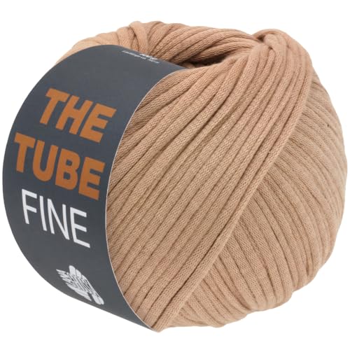 LANA GROSSA The Tube Fine | Dünnes, gefülltes Baumwollschlauchbändchen - ideal für Dekoartikel & Taschen | Handstrickgarn aus Baumwolle & Polyamid | 100g Wolle zum Stricken & Häkeln | 140m Garn LANA GROSSA The Tube Fine | Dünnes, gefülltes Baumwollschlauchbändchen - ideal für Dekoartikel & Taschen | Handstrickgarn aus Baumwolle & Polyamid | 100g Wolle zum Stricken & Häkeln | 140m Garn von Lana Grossa
