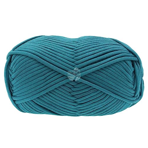 LANA GROSSA The Tube | Weiches, gefülltes Schlauchgarn ideal geeignet für Home- Accessoires und Taschen | Handstrickgarn aus 60% Baumwolle & 40% Nylon | 200g Wolle zum Stricken & Häkeln | 114m Garn von Lana Grossa