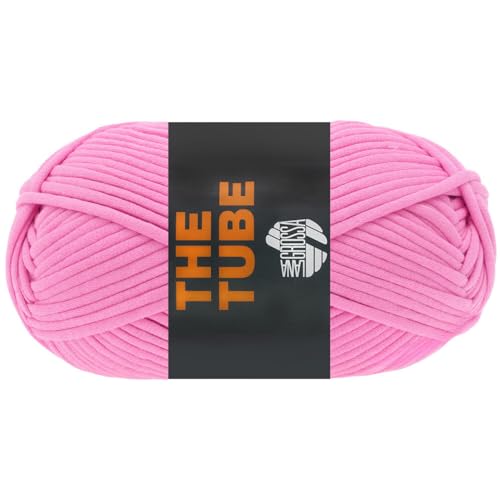 LANA GROSSA The Tube | Weiches, gefülltes Schlauchgarn ideal geeignet für Home- Accessoires und Taschen | Handstrickgarn aus 60% Baumwolle & 40% Nylon | 200g Wolle zum Stricken & Häkeln | 114m Garn von Lana Grossa