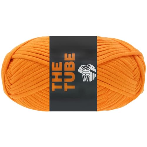 LANA GROSSA The Tube | Weiches, gefülltes Schlauchgarn ideal geeignet für Home- Accessoires und Taschen | Handstrickgarn aus 60% Baumwolle & 40% Nylon | 200g Wolle zum Stricken & Häkeln | 114m Garn von Lana Grossa