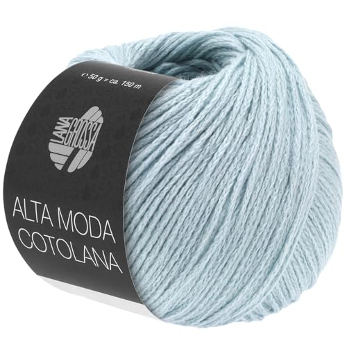 LANA GROSSA Alta Moda Cotolana | Edles Kettengarn aus 45% Schurwolle (Merino superwash), 45% Pima Baumwolle & 10% Polyamid| 50g Wolle zum Stricken & Häkeln | 150m Garn von Lana Grossa