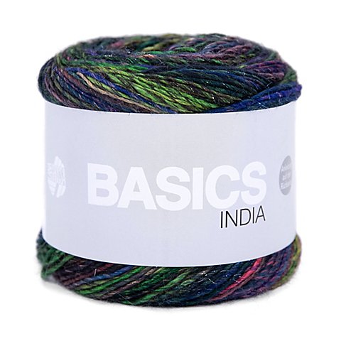 Lana Grossa Basics India – Modegarn, grün color Lana Grossa Basics India – Modegarn, grün color von Lana Grossa
