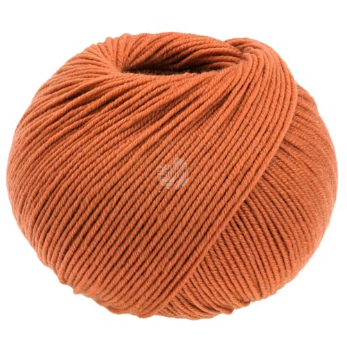 LANA GROSSA Cool Wool Uni | Extrafeine Merinowolle waschmaschinenfest und filzfrei | Handstrickgarn aus 100% Schurwolle (Merino extrafein) | 50g Wolle zum Stricken & Häkeln | 160m Garn FB 2116 von Lana Grossa