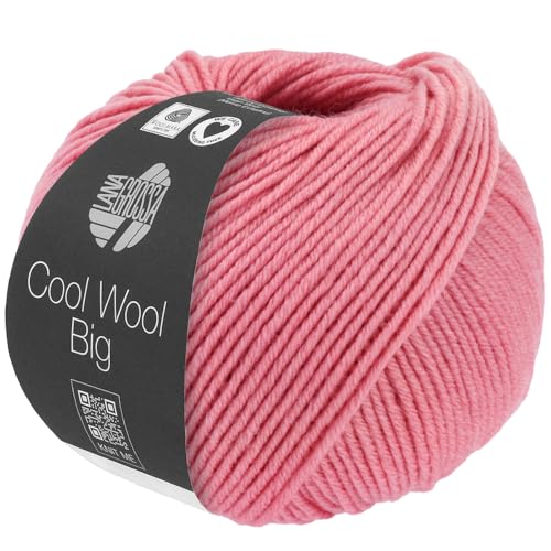 LANA GROSSA Cool Wool Big Melange | Extrafeine Merinowolle waschmaschinenfest und filzfrei | Handstrickgarn aus 100% Schurwolle (Merino) | 50g Wolle zum Stricken & Häkeln | 120m Garn FB 1631 von Lana Grossa