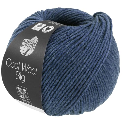 Lana Grossa COOL WOOL Big Mélange 50 g extrafeine Merinowolle in dezenten Mélange-Tönen 120 m, Farbe:1693 - Jeans meliert Lana Grossa COOL WOOL Big Mélange 50 g extrafeine Merinowolle in dezenten Mélange-Tönen 120 m, Farbe:1693 - Jeans meliert von Lana Grossa