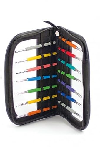 Lana Grossa Häkelnadelset Design Color - Häkelnadeln aus Aluminium mit Ergonomischem, sechskantigen Soft-Griff - Grau, Gelb, Rot Lana Grossa Häkelnadelset Design Color - Häkelnadeln aus Aluminium mit Ergonomischem, sechskantigen Soft-Griff - Grau, Gelb, Rot von Lana Grossa