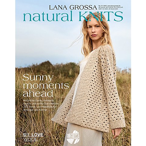 Lana Grossa Heft "Natural Knits No. 1/2025" von Lana Grossa