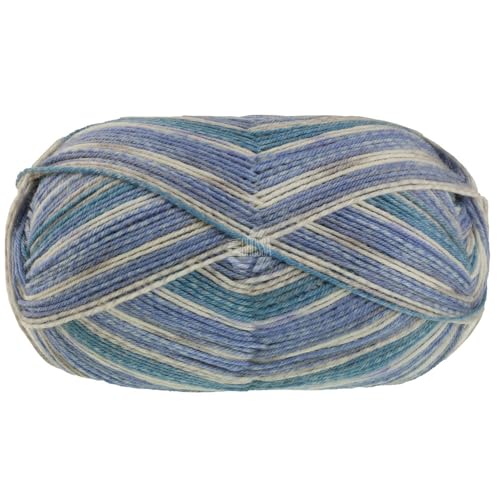 Lana Grossa MEILENWEIT 100 g Denim Mix zeitlose 4-fach Herren-Sockenwolle 420 m, Farbe:4660 - Ecru/Hell-/Taubenblau/Jeans/Hellgrau/Grau Lana Grossa MEILENWEIT 100 g Denim Mix zeitlose 4-fach Herren-Sockenwolle 420 m, Farbe:4660 - Ecru/Hell-/Taubenblau/Jeans/Hellgrau/Grau von Lana Grossa