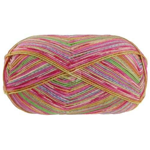 Lana Grossa MEILENWEIT 100 g PICCATA 4-fach Sockenwolle extra strapazierfähig 420 m, Farbe:4806 - Bordeaux/Pink/Türkis/Hellblau/Maigrün/Orange/Ecru Lana Grossa MEILENWEIT 100 g PICCATA 4-fach Sockenwolle extra strapazierfähig 420 m, Farbe:4806 - Bordeaux/Pink/Türkis/Hellblau/Maigrün/Orange/Ecru von Lana Grossa