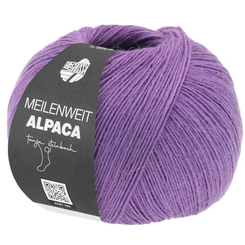 LANA GROSSA Meilenweit 100 Alpaca | Kuschelweiches Alpaka-Sockengarn, im Wollprogramm bis 30°C | Handstrickgarn aus 70% Alpaka & 30% Polyamid | 100g Wolle zum Stricken & Häkeln | 420m Garn LANA GROSSA Meilenweit 100 Alpaca | Kuschelweiches Alpaka-Sockengarn, im Wollprogramm bis 30°C | Handstrickgarn aus 70% Alpaka & 30% Polyamid | 100g Wolle zum Stricken & Häkeln | 420m Garn von Lana Grossa
