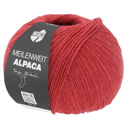 LANA GROSSA Meilenweit 100 Alpaca | Kuschelweiches Alpaka-Sockengarn, im Wollprogramm bis 30°C | Handstrickgarn aus 70% Alpaka & 30% Polyamid | 100g Wolle zum Stricken & Häkeln | 420m Garn LANA GROSSA Meilenweit 100 Alpaca | Kuschelweiches Alpaka-Sockengarn, im Wollprogramm bis 30°C | Handstrickgarn aus 70% Alpaka & 30% Polyamid | 100g Wolle zum Stricken & Häkeln | 420m Garn von Lana Grossa