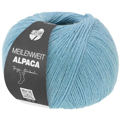 Lana Grossa Meilenweit 100 Alpaka 2009 Hellblau 100g von Lana Grossa