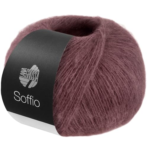 LANA GROSSA Soffio | Flauschiges Lace-Garn aus Merino- & Baumwolle mit 10% Kaschmir | Handstrickgarn aus 60% Schurwolle (Merino superfein), 30% Baumwolle (Bio) | 25g zum Stricken | 212m Garn FB 35 LANA GROSSA Soffio | Flauschiges Lace-Garn aus Merino- & Baumwolle mit 10% Kaschmir | Handstrickgarn aus 60% Schurwolle (Merino superfein), 30% Baumwolle (Bio) | 25g zum Stricken | 212m Garn FB 35 von Lana Grossa