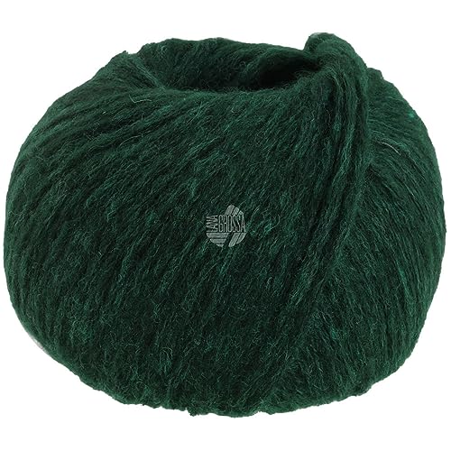 LANA GROSSA Spuma | Zartes Schlauchgarn mit hohem Naturfaseranteil | Handstrickgarn aus 80% Schurwolle (Merino Fein) & 20% Polyamid | 50g Wolle zum Stricken & Häkeln | 110m Garn FB12 von Lana Grossa