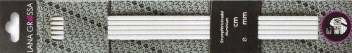 Lana Grossa Strumpfstricknadel Aluminium – leicht & stabil – Basisvariante in bewährter Qualität – ideal für Socken, Ärmel & mehr - 20/4,5 Lana Grossa Strumpfstricknadel Aluminium – leicht & stabil – Basisvariante in bewährter Qualität – ideal für Socken, Ärmel & mehr - 20/4,5 von Lana Grossa