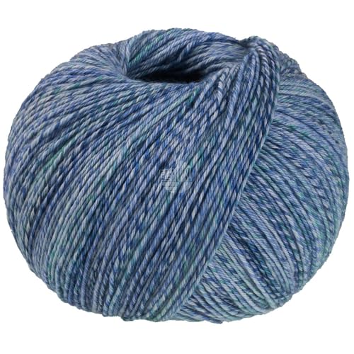 LANA GROSSA Vintage Socks | Hochwertiges Sockengarn mit Merinowolle und mit Ton in Ton Farbeffekt | Handstrickgarn aus 75% Schurwolle & 25% Polyamid | 100g Wolle zum Stricken & Häkeln | 400m Garn von Lana Grossa