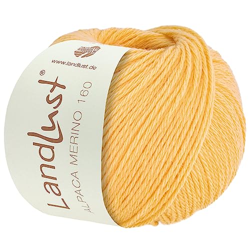 LANA GROSSA Landlust Alpaka Merino 160 | Klassisch verzwirntes Garn aus Merino & Alpaka | Handstrickgarn aus 50% Schurwolle (Merino) & 50% Alpaka (Baby) | 50g Wolle zum Stricken & Häkeln | 160m Garn LANA GROSSA Landlust Alpaka Merino 160 | Klassisch verzwirntes Garn aus Merino & Alpaka | Handstrickgarn aus 50% Schurwolle (Merino) & 50% Alpaka (Baby) | 50g Wolle zum Stricken & Häkeln | 160m Garn von Lana Grossa