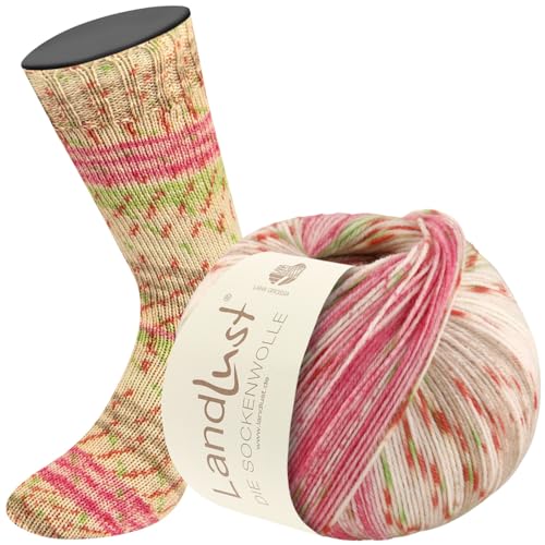 LANA GROSSA Landlust die Sockenwolle | Sockengarn aus Merinowolle in verschiedenen Farben | Handstrickgarn aus 80% Schurwolle (Merino) & 20% Polyamid | 100g Wolle zum Stricken & Häkeln | 420m Garn LANA GROSSA Landlust die Sockenwolle | Sockengarn aus Merinowolle in verschiedenen Farben | Handstrickgarn aus 80% Schurwolle (Merino) & 20% Polyamid | 100g Wolle zum Stricken & Häkeln | 420m Garn von Lana Grossa