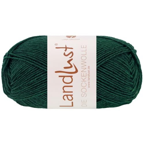 LANA GROSSA Landlust die Sockenwolle 50g | Klassisches Sockengarn in edlen Melangefarben aus 80% Schurwolle (Merino) & 20% Polyamid | 50g waschmaschinenfeste Wolle zum Stricken & Häkeln | 210m Garn LANA GROSSA Landlust die Sockenwolle 50g | Klassisches Sockengarn in edlen Melangefarben aus 80% Schurwolle (Merino) & 20% Polyamid | 50g waschmaschinenfeste Wolle zum Stricken & Häkeln | 210m Garn von Lana Grossa
