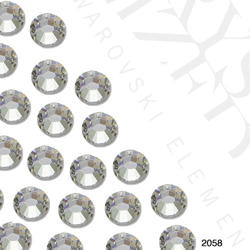 Original Swarovski Strasssteine / Glaskristalle SS06, flache Rückseite (kein Hotfix), 2 mm Durchmesser, durchsichtig, 50 Stück pro Tasche von Lana's Magic
