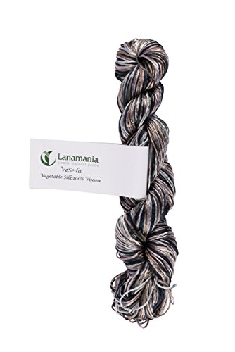 Lanamania VeSeda BlackBrownWhite Garn, Wolle, Mehrfarbig, 15 x 13 x 8 cm, 250 von Lanamania