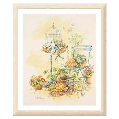 LANARTE Kreuzstich Stickpackungen Gezählter Kreuzstichbilder Set FREI AUS DEM VOGELKÄFIG Wanddekoration Handarbeit Set für Erwachsene ca. 37 x 43 cm DIY Deko Bastelset Handwerker Kreative Geschenkset LANARTE Kreuzstich Stickpackungen Gezählter Kreuzstichbilder Set FREI AUS DEM VOGELKÄFIG Wanddekoration Handarbeit Set für Erwachsene ca. 37 x 43 cm DIY Deko Bastelset Handwerker Kreative Geschenkset von Lanarte