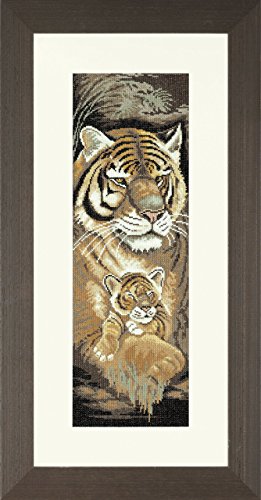 LANARTE PN Zählmusterpackung Tiger Mutter & Welpe Zählstoff Kreuzstichpackung, Baumwolle, Mehrfarbig, 17 x 50 x 0.3 cm LANARTE PN Zählmusterpackung Tiger Mutter & Welpe Zählstoff Kreuzstichpackung, Baumwolle, Mehrfarbig, 17 x 50 x 0.3 cm von Lanarte