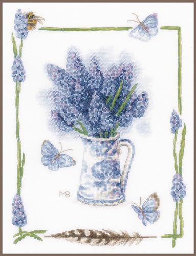 Lanarte Kreuzstich Stickpackungen Gezählter Kreuzstichbilder Set BLAUE TRAUBEN Wanddekoration Handarbeit Set für Erwachsene 27 x 37 cm DIY Deko Bastelset Handwerker Kreative Geschenkset Lanarte Kreuzstich Stickpackungen Gezählter Kreuzstichbilder Set BLAUE TRAUBEN Wanddekoration Handarbeit Set für Erwachsene 27 x 37 cm DIY Deko Bastelset Handwerker Kreative Geschenkset von Lanarte