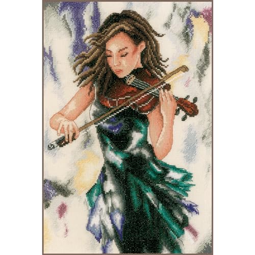 Lanarte Kreuzstich Stickpackungen Gezählter Kreuzstichbilder Set VIOLINENMÄDCHEN Wanddekoration Handarbeit Set für Erwachsene 26 x 35 cm DIY Deko Bastelset Handwerker Kreative Geschenkset Lanarte Kreuzstich Stickpackungen Gezählter Kreuzstichbilder Set VIOLINENMÄDCHEN Wanddekoration Handarbeit Set für Erwachsene 26 x 35 cm DIY Deko Bastelset Handwerker Kreative Geschenkset von Lanarte