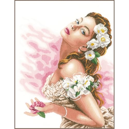 Lanarte Kreuzstich Stickpackungen Gezählter Kreuzstichbilder Set LADY OF THE CAMELIAS Wanddekoration Handarbeit Set für Erwachsene 37 x 48 cm DIY Deko Bastelset Handwerker Kreative Geschenkset Lanarte Kreuzstich Stickpackungen Gezählter Kreuzstichbilder Set LADY OF THE CAMELIAS Wanddekoration Handarbeit Set für Erwachsene 37 x 48 cm DIY Deko Bastelset Handwerker Kreative Geschenkset von Lanarte