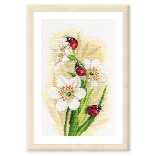 Lanarte Kreuzstich Stickpackungen Gezählter Kreuzstichbilder Set MARIENKÄFERPARADE Wanddekoration Handarbeit Set für Erwachsene 22 x 33 cm DIY Deko Bastelset Handwerker Kreative Geschenkset Lanarte Kreuzstich Stickpackungen Gezählter Kreuzstichbilder Set MARIENKÄFERPARADE Wanddekoration Handarbeit Set für Erwachsene 22 x 33 cm DIY Deko Bastelset Handwerker Kreative Geschenkset von Lanarte