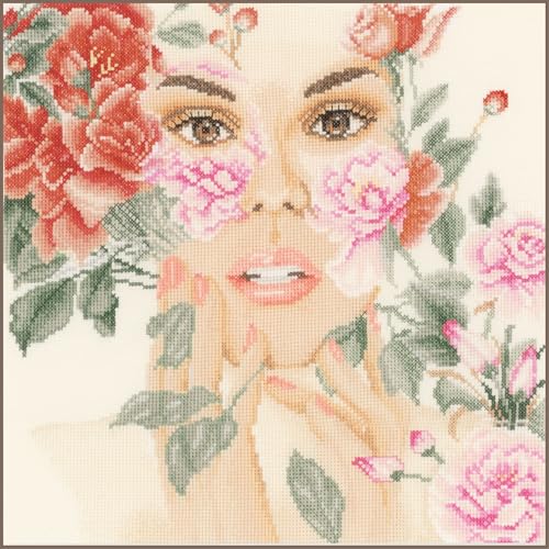 Lanarte Kreuzstich Stickpackungen Gezählter Kreuzstichbilder Set BLUMENGESICHT Wanddekoration Handarbeit Set für Erwachsene 27 x 28 cm DIY Deko Bastelset Handwerker Kreative Geschenkset Lanarte Kreuzstich Stickpackungen Gezählter Kreuzstichbilder Set BLUMENGESICHT Wanddekoration Handarbeit Set für Erwachsene 27 x 28 cm DIY Deko Bastelset Handwerker Kreative Geschenkset von Lanarte