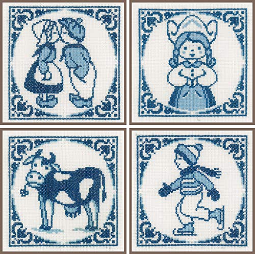 Lanarte Zählmusterpackung Delft Blau Aida Kreuzstichpackung, Baumwolle, Mehrfarbig, 12 x 12 x 0.3 cm Lanarte Zählmusterpackung Delft Blau Aida Kreuzstichpackung, Baumwolle, Mehrfarbig, 12 x 12 x 0.3 cm von Lanarte