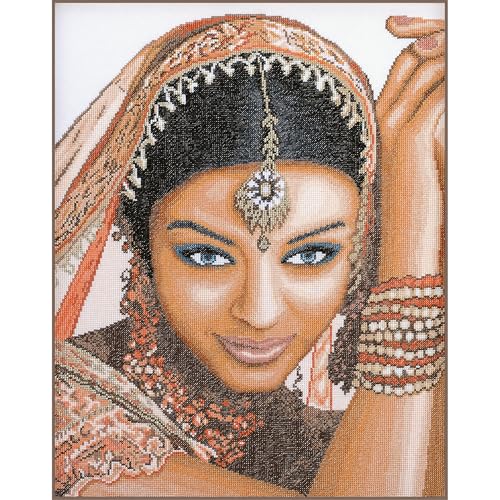 Lanarte Kreuzstich Stickpackungen Gezählter Kreuzstichbilder Set INDISCHE FRAU Wanddekoration Handarbeit Set für Erwachsene 39 x 49 cm DIY Deko Bastelset Handwerker Kreative Geschenkset Lanarte Kreuzstich Stickpackungen Gezählter Kreuzstichbilder Set INDISCHE FRAU Wanddekoration Handarbeit Set für Erwachsene 39 x 49 cm DIY Deko Bastelset Handwerker Kreative Geschenkset von Lanarte