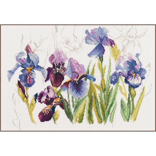Lanarte Kreuzstich Stickpackungen Gezählter Kreuzstichbilder Set 3 BLAUE IRIS Wanddekoration Handarbeit Set für Erwachsene 40 x 28 cm DIY Deko Bastelset Handwerker Kreative Geschenkset Lanarte Kreuzstich Stickpackungen Gezählter Kreuzstichbilder Set 3 BLAUE IRIS Wanddekoration Handarbeit Set für Erwachsene 40 x 28 cm DIY Deko Bastelset Handwerker Kreative Geschenkset von Lanarte