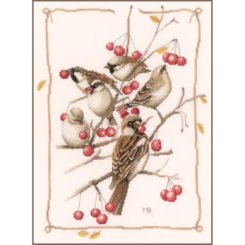 Lanarte Zählmusterpackung Spatzen Zählstoff Kreuzstichpackung, Baumwolle, Mehrfarbig, 31 x 40 x 0.3 cm Lanarte Zählmusterpackung Spatzen Zählstoff Kreuzstichpackung, Baumwolle, Mehrfarbig, 31 x 40 x 0.3 cm von Lanarte