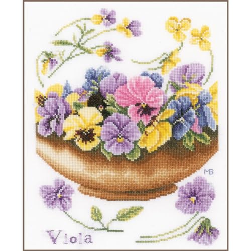 Lanarte Kreuzstich Stickpackungen Gezählter Kreuzstichbilder Set STIEFMÜTTERCHEN Wanddekoration Handarbeit Set für Erwachsene 24 x 30 cm DIY Deko Bastelset Handwerker Kreative Geschenkset Lanarte Kreuzstich Stickpackungen Gezählter Kreuzstichbilder Set STIEFMÜTTERCHEN Wanddekoration Handarbeit Set für Erwachsene 24 x 30 cm DIY Deko Bastelset Handwerker Kreative Geschenkset von Lanarte