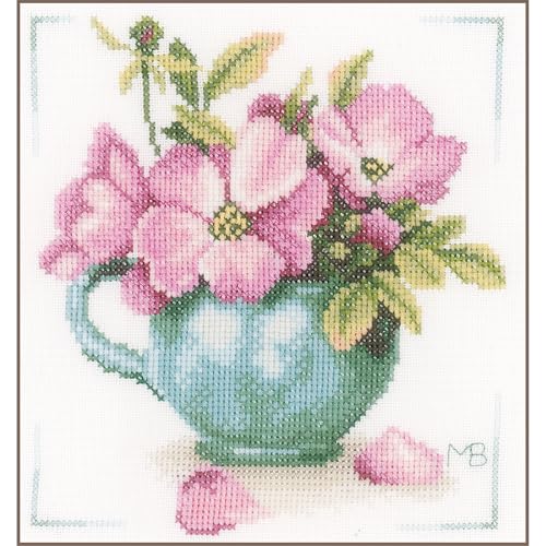 Lanarte Kreuzstich Stickpackungen Gezählter Kreuzstichbilder Set WILDE ROSEN Wanddekoration Handarbeit Set für Erwachsene 20 x 20 cm DIY Deko Bastelset Handwerker Kreative Geschenkset Lanarte Kreuzstich Stickpackungen Gezählter Kreuzstichbilder Set WILDE ROSEN Wanddekoration Handarbeit Set für Erwachsene 20 x 20 cm DIY Deko Bastelset Handwerker Kreative Geschenkset von Lanarte