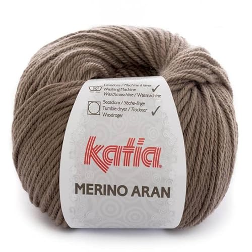 Merino Aran Wolle Katia Farbe Nerz 47 Merino Aran Wolle Katia Farbe Nerz 47 von Lanas Katia