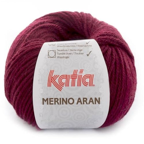 Lanas Katia Merino Aran Wolle, Bordeaux, Cod. 23 Lanas Katia Merino Aran Wolle, Bordeaux, Cod. 23 von Lanas Katia