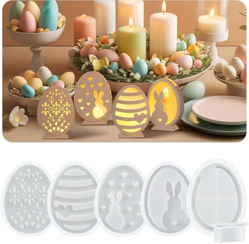 Silikonformen Gießformen Ostern,Silikonform Hase Ostereier,DIY Silikonform Ostern,Ostermold Gießformen Silikon für Handwerk und Ostergeschenke Silikonformen Gießformen Ostern,Silikonform Hase Ostereier,DIY Silikonform Ostern,Ostermold Gießformen Silikon für Handwerk und Ostergeschenke von Lanceasy