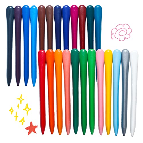 LandJoy Wachsmalstifte für Kleinkinder,buntstifte kinder,24 Farben Crayons,Sicherheit und Ungiftig,Keine schmutzigen Hände, leicht zu reinigen,stifte ab 1 jahr,Geeignet für 1-12 Kinder LandJoy Wachsmalstifte für Kleinkinder,buntstifte kinder,24 Farben Crayons,Sicherheit und Ungiftig,Keine schmutzigen Hände, leicht zu reinigen,stifte ab 1 jahr,Geeignet für 1-12 Kinder von LandJoy